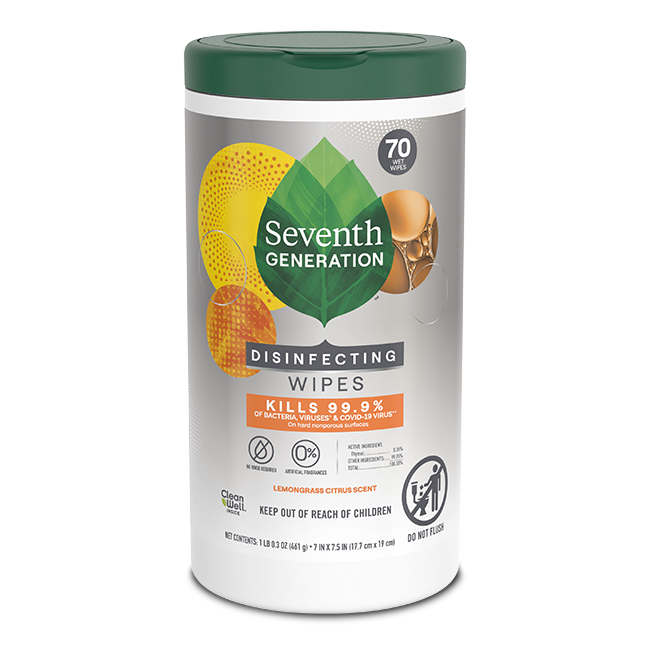 Disinfecting Wipes - Lemongrass Citrus