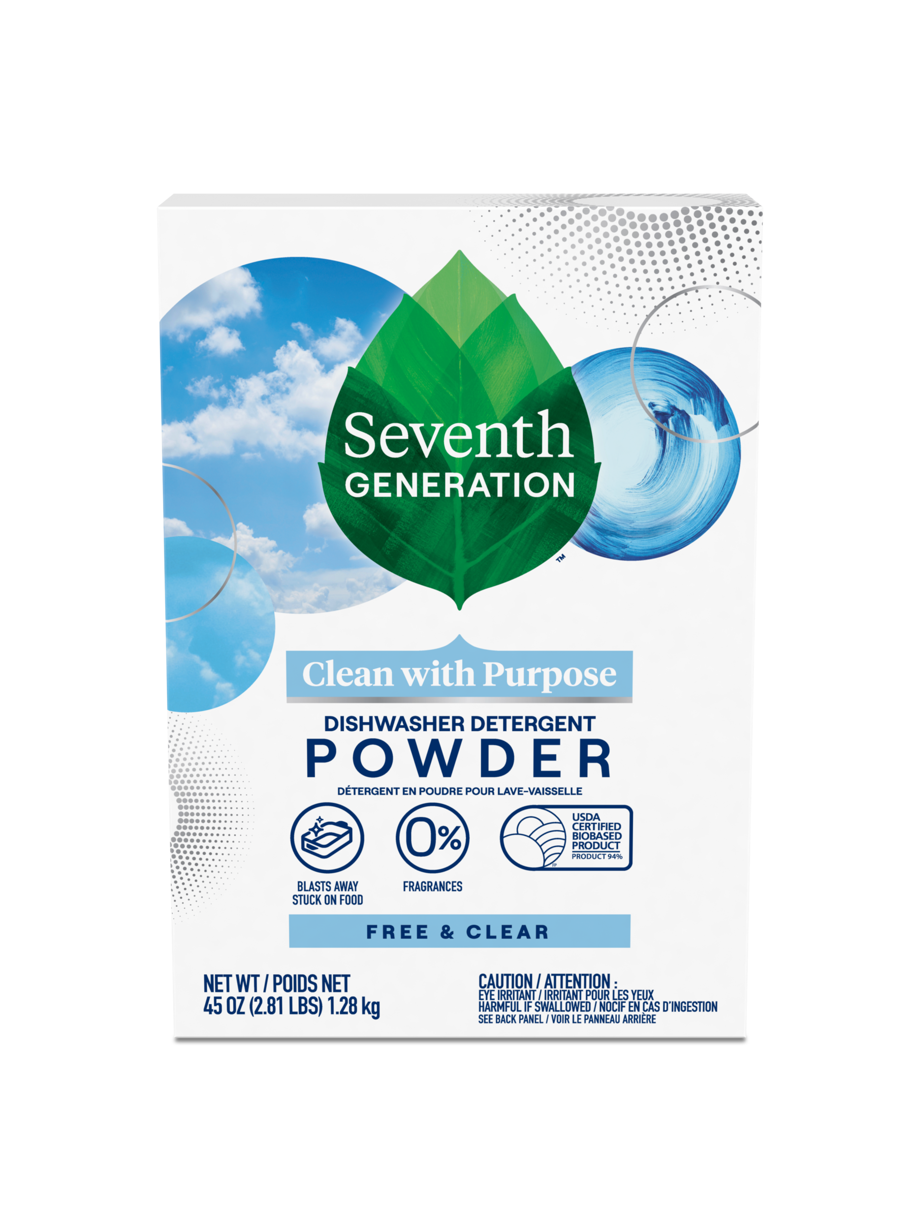 Dishwasher Detergent Powder - Free & Clear