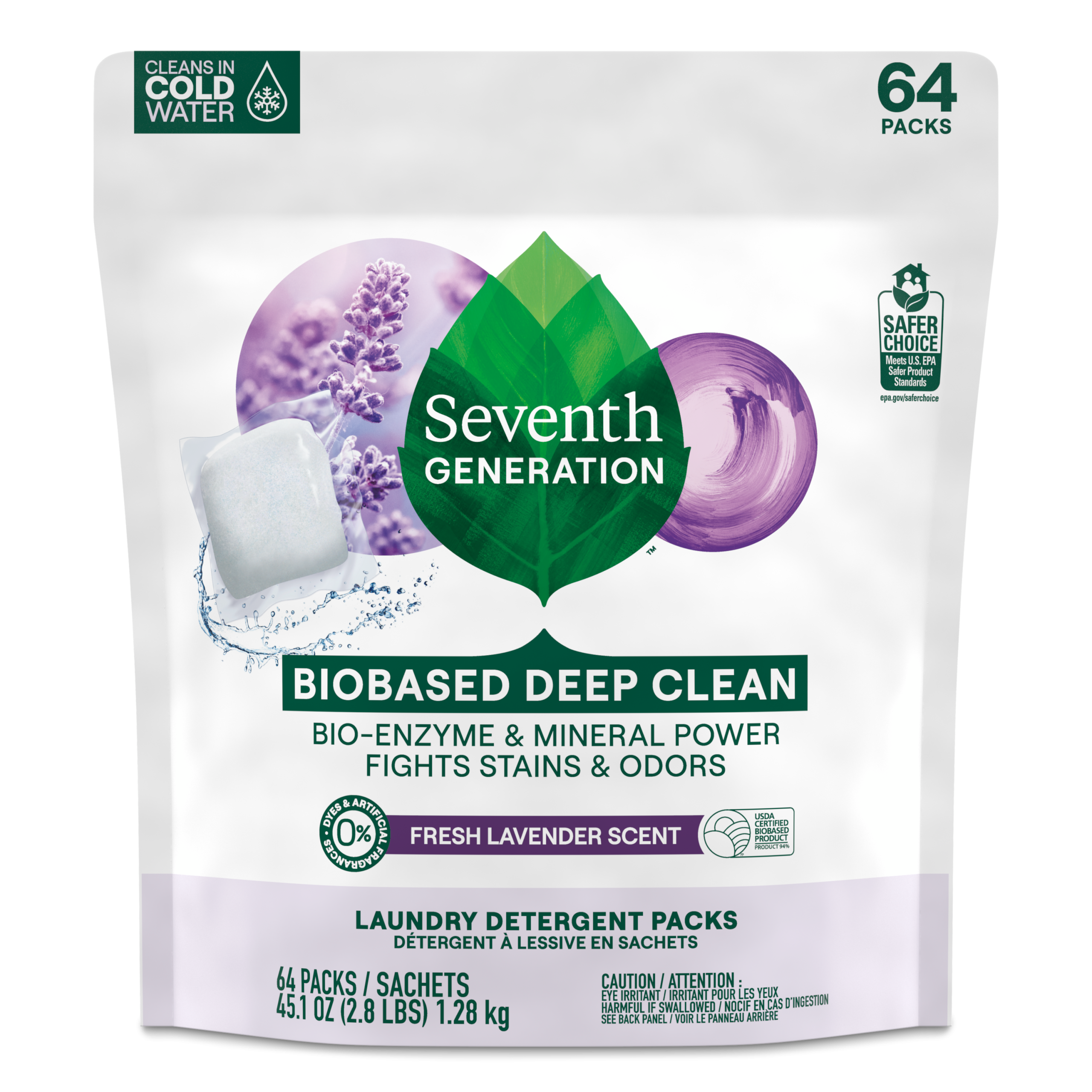 Laundry Detergent Packs - Fresh Lavender