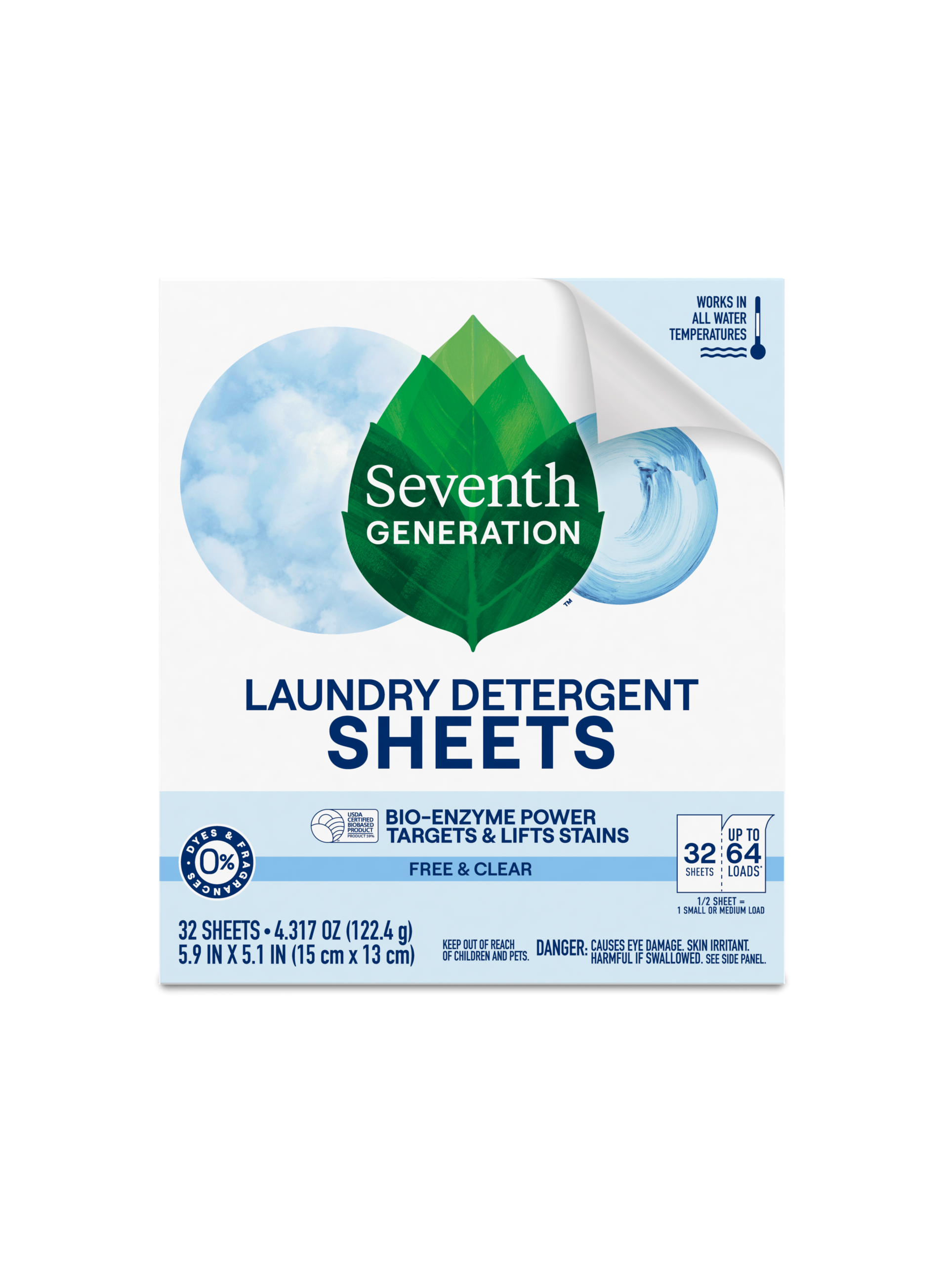 Laundry Detergent Sheets - Free & Clear